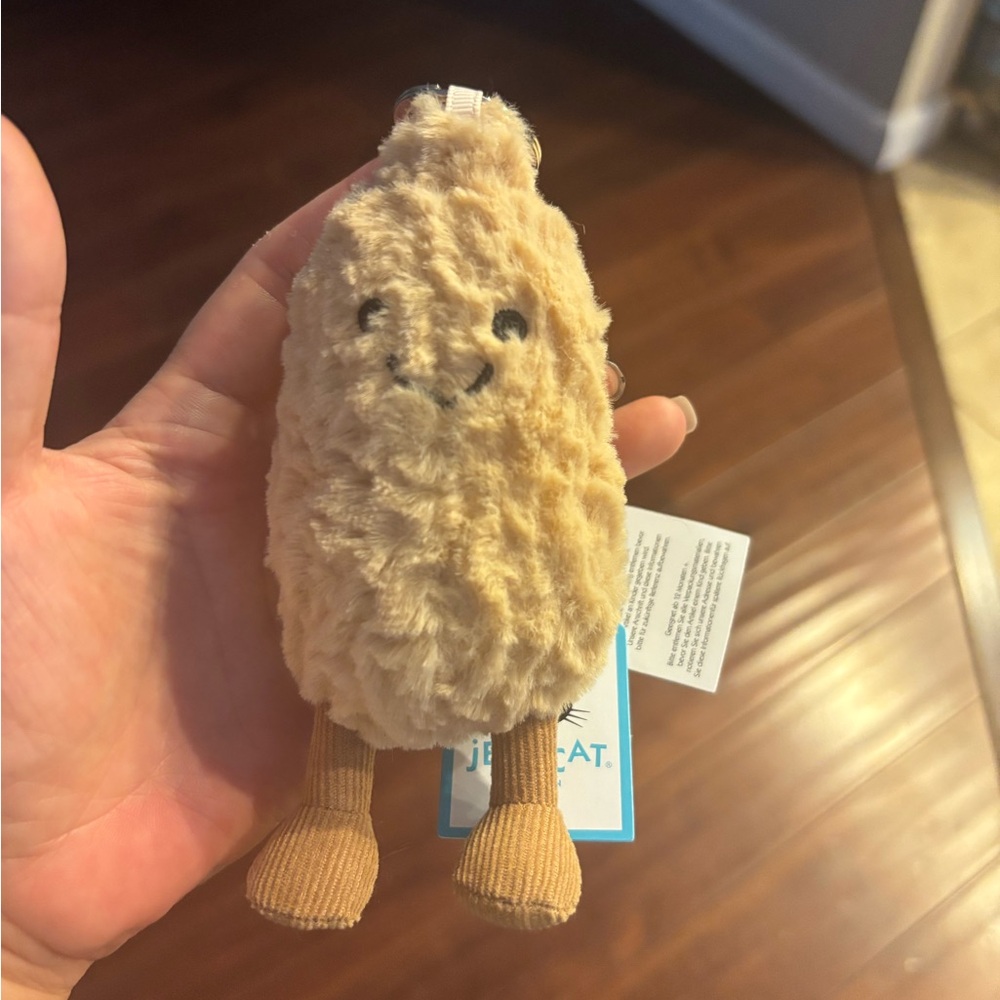 Jellycat I am Amusable Peanut bag charm